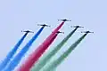 Flypast of the Azerbaijani Air Forces.
