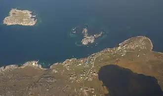 Aerial view of Ilimanaq