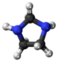 Ball-and-stick model of imidazolidine