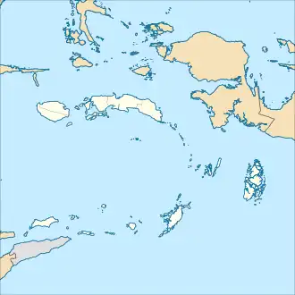 Approximate location where Salawati is spoken