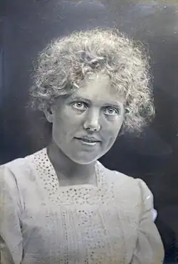 Photo of Ingeborg Andresen in 1905