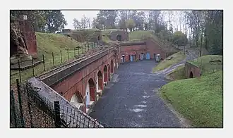 Interior of Fort de Leveau, 2012