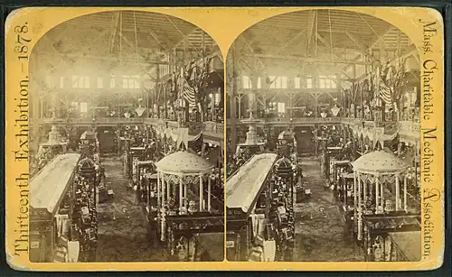 13th MCMA exhibit, Park Square, 1878
