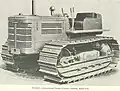 Left view of International tractor, crawler, gasoline, model T-6