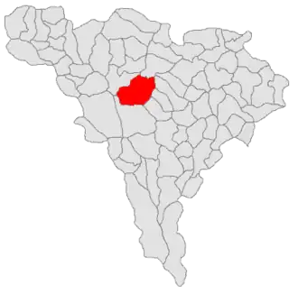 Location in Alba County