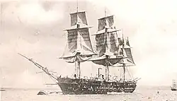 The cruiser Iphigénie (1881)