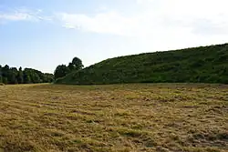 Iru hill fort, site of an Ancient Estonian settlement, surrounded by the Pirita River.