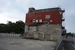 The back of the building before the construction of the surrounding Convention Centre Precinct.