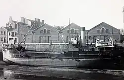 Conister, berthed at the Office Berth, Douglas, Isle of Man