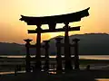 The torii at sunset