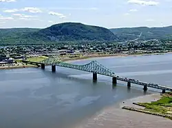 J. C. Van Horn Bridge from the air