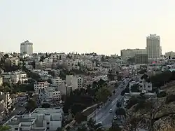 A view of Jabal Amman and surrounding hills