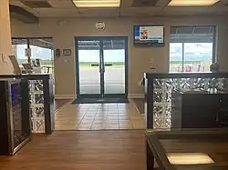Jacksonville executive airport lobby area