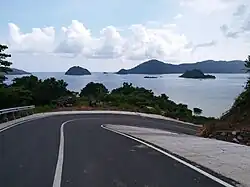 Coast side road in Mandeh