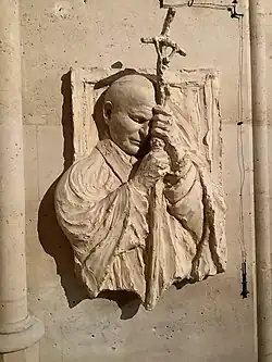 Sculpture of Pope Jean-Paul II