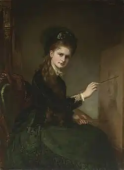 Jennie Byrd Bryan by George Peter Alexander Healy, an 1874 portrait of Bryan's daughter, which is now in the collection of the Virginia Museum of Fine Arts