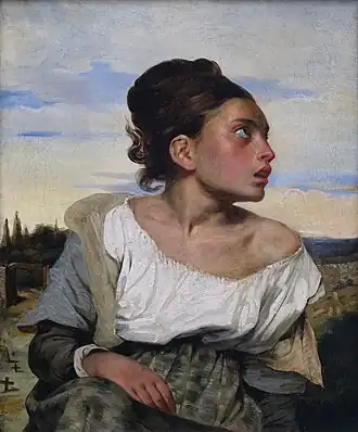 Orphan Girl at the Cemetery by Eugène Delacroix