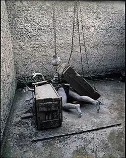 Jiří Sozanský, Valdice prison yard (1990)