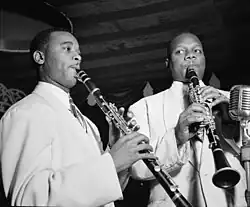 Jimmy Hamilton and Harry Carney, Aquarium NYC, c. November 1946 Photography by William P. Gottlieb