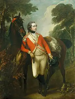 Portrait of John Hayes St Leger by Thomas Gainsborough