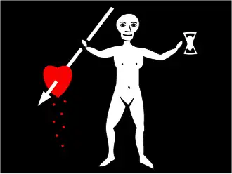 John Quelch's modern fictional Old Roger flag