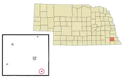 Location of Elk Creek, Nebraska