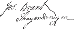 Jos. Brant Thayendanegea