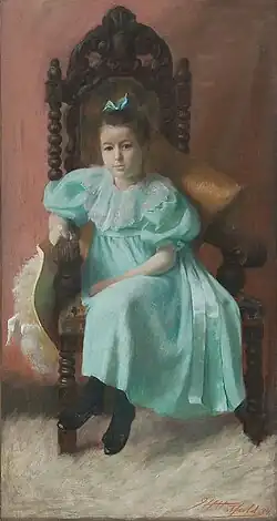 Young Girl in a Blue Dress, 1894