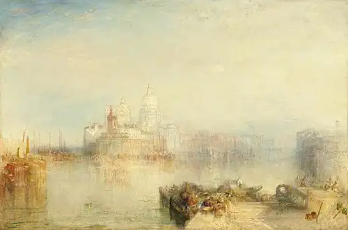 The Dogana and Santa Maria della Salute, Venice by J. M. W. Turner