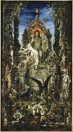 Gustave Moreau, Jupiter and Semele, 1894–95 (Musée national Gustave Moreau)