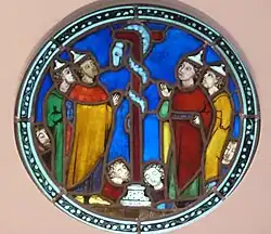 Moses and the Bronze Serpent, German, c. 1225–1230