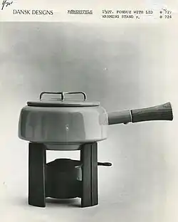 Købenstyle fondue set, 1960s