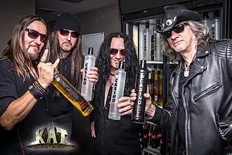 KAT in 2019. L-R: Qbek Weigel, Mariusz Prętkiewicz, Adam Harris Jasiński, Piotr Luczyk