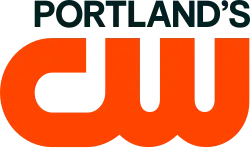 The word "Portland's" in all caps in a sans serif, right-aligned, above the CW network logo in orange