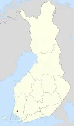 Location of Karjala in Finland