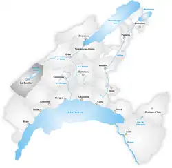 Location of La Vallée District