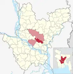 Location of Keraniganj