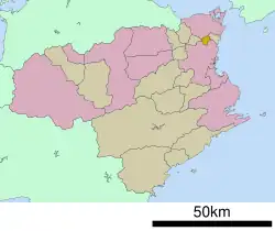 Location of Kitajima
