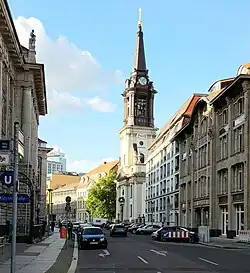 Klosterstraße with the Parochialkirche