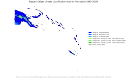 Image 14Köppen-Geiger climate classification map of Melanesia (from Melanesia)