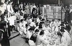 Korean women are putting comfort articles into comfort bags