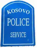 First emblem of the Kosovo Police Service[21]