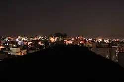 View from Koteshwor Mahadesthan on Tihar festival