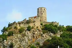 Photograph of Počitelj walled city's citadel