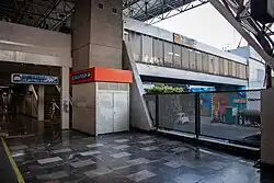 The hall of an overpass.