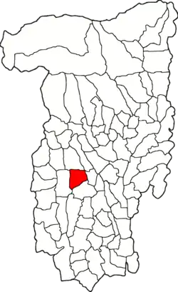 Location in Vâlcea County