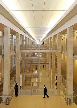 Interior view Cape Town International Convention Center Cape Town