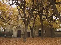 The old church next to the château.