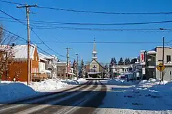 avenue de l'Église in Lac-des-Écorces