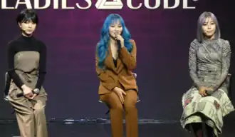 Ladies' Code in October 2019 From left to right: Zuny, Sojung, and Ashley